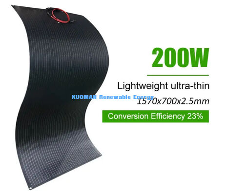 Прочная гибкая солнечная панель мощностью 200 Вт для жилья вне сети