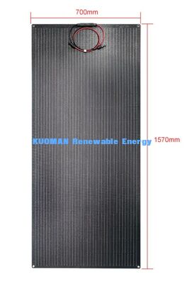 Renewable Clean Eneregy Bendable bifacial flexible solar panel 200W FFC and carbon fiber