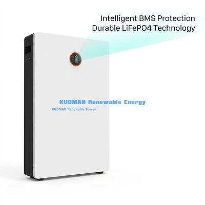 48V 200Ah LiFePO4 аккумулятор для домашнего хранения аккумуляторов с 10 000 циклов и мониторинга в режиме реального времени