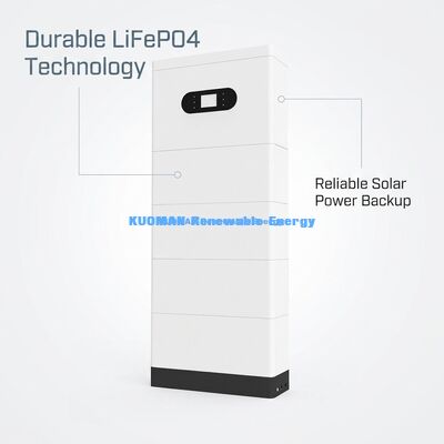 Система хранения энергии для дома KM New Power 51.2V 400Ah LiFePO4 с емкостью от 10.24 кВтч до 30.72 кВтч и сроком службы 6000 циклов