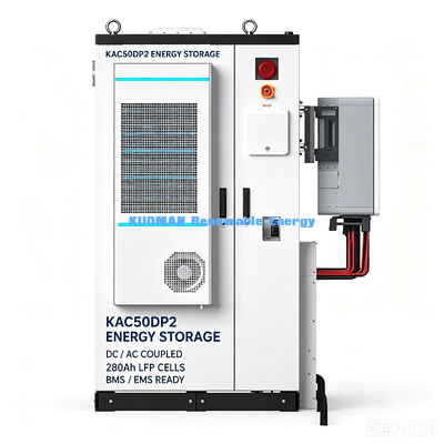 107.52kWh All-in-One Commercial Energy Storage System | 50kW Hybrid Solar ESS for Factory Farm Hotel Backup Power