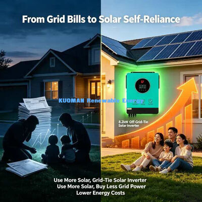 8.2KW двунаправленный сетевой солнечный инвертор Max PV Input 5400W+5400W Dual MPPT