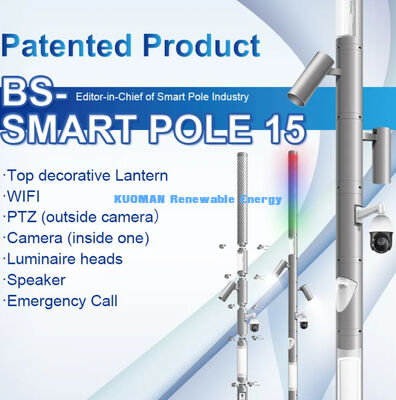 наружные интеллектуальные солнечные городские датчики Wi-Fi интеллектуальные уличные фонари