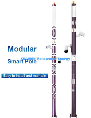 Умная система управления светодиодным экраном Скрытый наружный осветительный столб Умный пульт дистанционного освещения