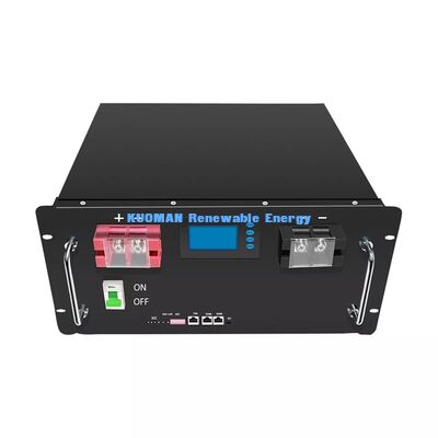 Аккумуляторная система хранения энергии KM 48V 200Ah LiFePO4 для дома с емкостью 10,24 кВтч и более 8000 циклов для бытового хранения энергии