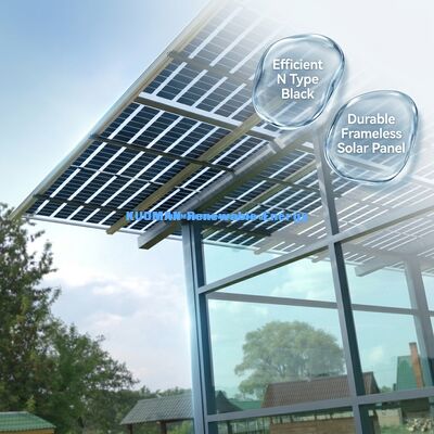 540W 550W монокристаллическая солнечная панель Perc с эффективностью 22% и безрамной стеклянной конструкцией