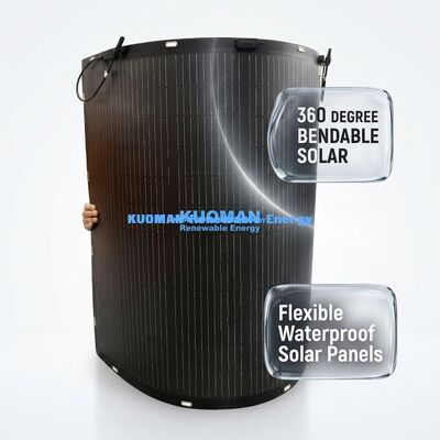 200W Экологичная гибкая солнечная панель с распределительной коробкой со степенью защиты IP67 для нулевого углеродного следа