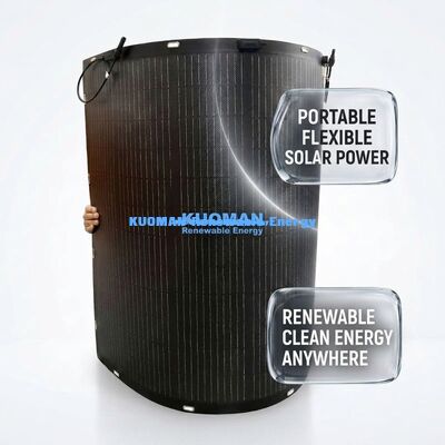 200W Экологичная гибкая солнечная панель с распределительной коробкой со степенью защиты IP67 для нулевого углеродного следа