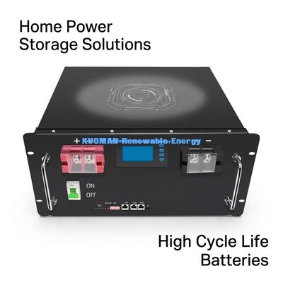48V 200Ah LiFePO4 Модуль с 8000 глубокими циклами и сертификация UL CE для домашнего хранения батарей