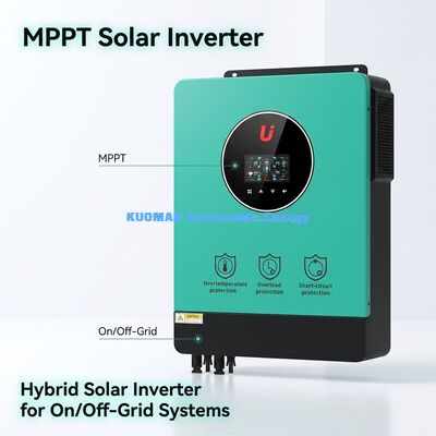 BSSI-V-GN10200 Гибридный солнечный инвертор мощностью 10 кВт с двойным MPPT и 160A зарядным устройством для эффективного хранения энергии