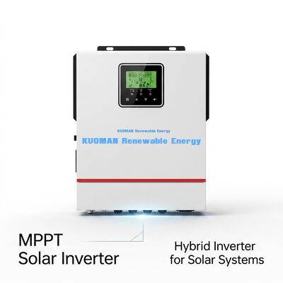Автономный солнечный инвертор с солнечным зарядным устройством MPPT, чистой синусоидой на выходе и управлением через приложение для резервного питания дома