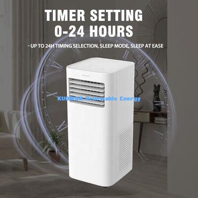 Мобильный кондиционер 5000 BTU: колеса для легкого передвижения 24hr Таймер и 3 настройки скорости