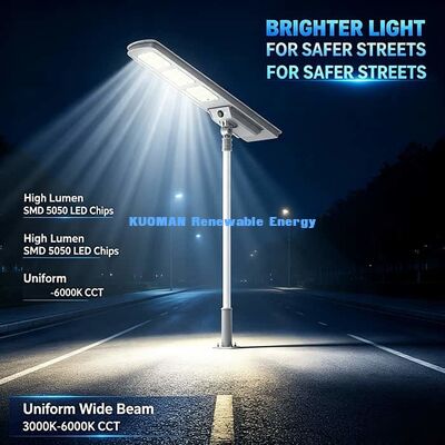 Энергосбережение Все в одном солнечное уличное освещение 40W SMD5050 светодиодная солнечная лампа без затрат на электроэнергию