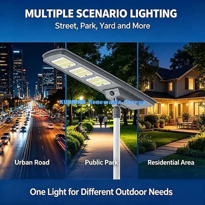 Энергосбережение Все в одном солнечное уличное освещение 40W SMD5050 светодиодная солнечная лампа без затрат на электроэнергию