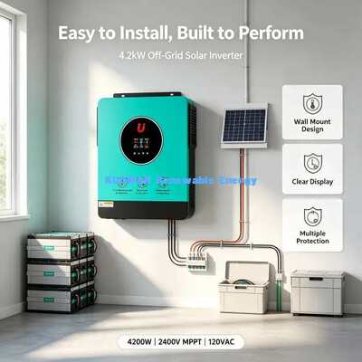 BSSI-V-GN4200 4200 Вт гибридный солнечный инвертор, автономный и сетевой, двойной режим