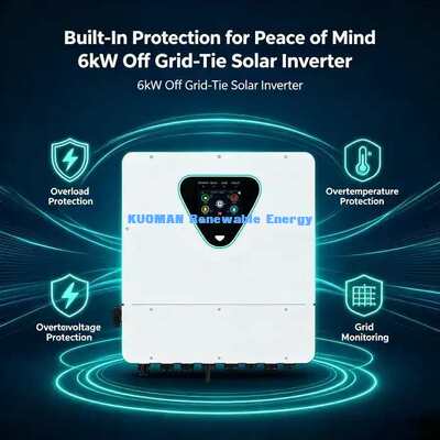 IP65-6KL 6KW Гибридный солнечный инвертор с сенсорным экраном и WiFi