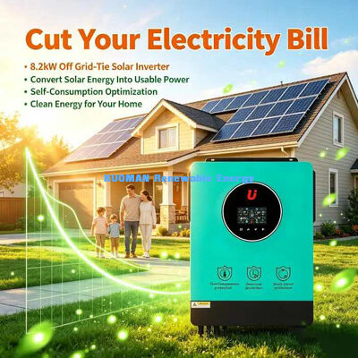 Industrial Grade 8200W Solar Grid Tie Inverter Over Temperature Protection