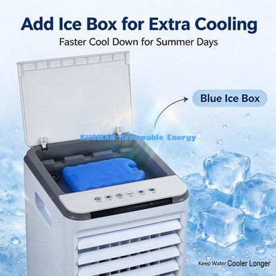 Multi-scene Portable Evaporative Air Cooler, Energy Saving Water Fan for Apartment & Garage